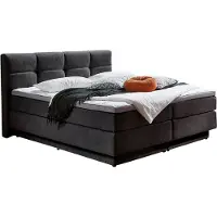 Sun Garden BX 2110 Portage Letto boxspring in materiale derivato dal legno/tessuto con materasso TFK 180x200 cm