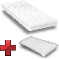 Sleezzze Materasso in schiuma fredda K16 90 x 200 cm, altezza 16 cm, grado di rigidità H2/H3