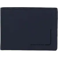 Piquadro Portafoglio pelle portachiavi blu — Portafoglio