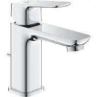 GROHE Miscelatore da lavabo EH Cubeo 101694 S-Size con set di scarico a tirante, cromato