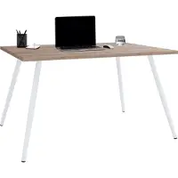 VCM Scrivania Computer Tavolo da ufficio Skandanivischer Retro Look Salia 138x80 cm