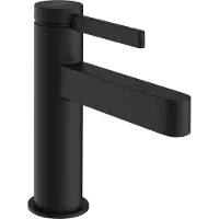 Hansgrohe Finoris robinetterie de lavabo monocommande 100 CoolStart avec vidage Push-Open, portée 126mm, 76012670, 76012670