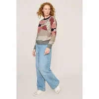 White Stuff Patchwork Sparkle Jumper Grey Taglia: 6 | Maglioni a maglia Outlet | Donna | Grigio