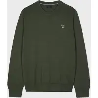 Paul Smith Sweater Crew Neck Zeb Bad Very Dark Green Taglia: XS | Maglioni a maglia Outlet | Uomo | Verde