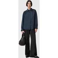 AllSaints Aggie Shirt Denim Blue Taglia: 6 | Magliette intime Outlet | Donna | Blu