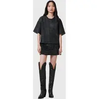 AllSaints Nessa Lea Tee Black Taglia: 2 | Magliette intime Outlet | Donna | Nero