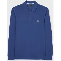Paul Smith Reg Fit Ls Polo Shirt Indigo Taglia: M | Maglie a manica lunga Outlet | Uomo | Blu