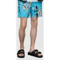AllSaints Tagise Swimshort Cyan Blue Taglia: XXL | Pantaloncini da bagno Outlet | Uomo | Blu