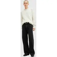 AllSaints Hadwin Crew Black Taglia: XS | Maglioni a maglia Outlet | Uomo | Nero
