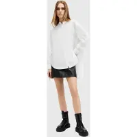 AllSaints Percy Shirt Black Taglia: 4 | Maglie a manica lunga Outlet | Donna | Nero