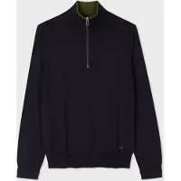 Paul Smith Sweater Zip Neck Very Dark Navy Taglia: XS | Maglioni a maglia Outlet | Uomo | Blu