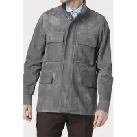 Paul Smith Regular Fit Suede Field Jacket Mauve Taglia: L | Giacche militari Outlet | Uomo | Viola