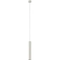 Arcchio Lampada a sospensione Ejona, altezza 35 cm, bianco, alluminio