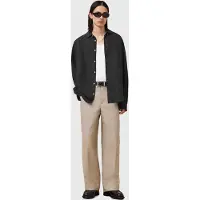 AllSaints Bandol Ls Shirt Black Taglia: M | Camicie Casual Outlet | Uomo | Nero