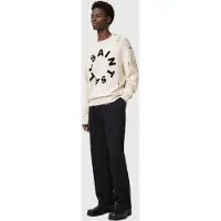 AllSaints Diageo Crew Ecru White Taglia: XL | Maglioni a maglia Outlet | Uomo | Marrone