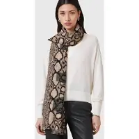 AllSaints Jinny Pareo Ecru White Taglia: OS | Sciarpe Outlet | Donna | Marrone
