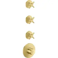Axor hansgrohe One Module thermostatique encastré pour 3 consommateurs, avec poignée croisillon, 48713950, 48713950