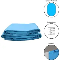 Waterman Telone di ricambio per piscina ovale 490x300x120 cm - spessore 0,4 mm - bordino di aggancio - blu