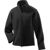 Mufflon Jakob Giacca di lana Uomo (L, nero)