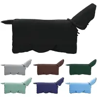 vidaXL Coperta per cavalli, colore nero, 155 cm, in poliestere e pile