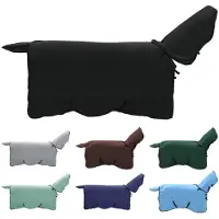 vidaXL Coperta per cavalli, colore nero, 95 cm, in poliestere e pile