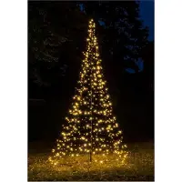 F-H-S International Albero di Natale LED GALAXY 3x1,7 m 480 LED bianco caldo Timer esterno FHS 35240T