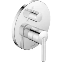 Duravit Balcoon Mitigeur monocommandé pour bain, montage encastré, 170x200mm, BA5210012010, BA5210012010