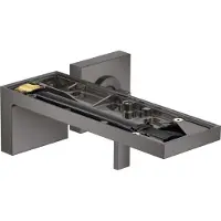 Axor MyEdition Mitigeur monocommande de lavabo encastré pour montage mural, bec 221 mm, sans plaque, 47062340, 47062340