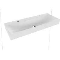 Kaldewei SILENIO lavabo a parete bianco alpino