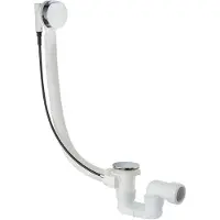 Kludi ROTEXA 2000 Garniture d'écoulement et de trop-plein G 1 1/2, pour baignoires et douches profondes, chrome, 2140705-00, 2140705-00
