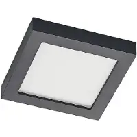 PRIOS Plafoniera Alette, nera, 18 W, CCT, dimmerabile