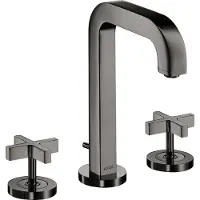 Axor hansgrohe Citterio Mélangeur lavabo 3 trous 170, vidage escamotable, bec verseur 140mm, poignées croisées, rosettes, 39133330, 39133330