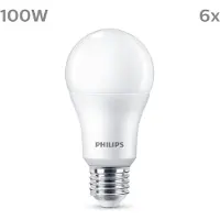 Philips LED E27 13W 1.521lm 4.000K satinato 6x