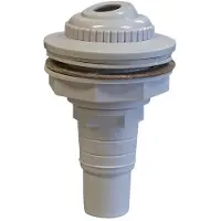 Weinmann Bocchetta di ingresso in plastica per piscine con pareti in acciaio e attacco per tubo flessibile Ø 32 / 38 mm