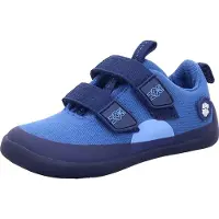 Affenzahn Kid's Barefoot Shoes Cotton Lucky Scarpe barefoot Bambini (25, blu)