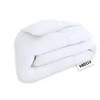 Ribeco GERMANY Piumino 135x200 cm – Classe di calore extra caldo – morbida coperta con regolazione della temperatura e trapuntatura a cassettoni