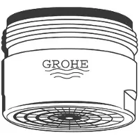GROHE mousseur portata classe C 30l/min a 3 bar M28x1 oro - 13927G00