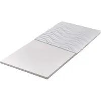 Betten-ABC Topper in schiuma fredda - topper per materasso a consistenza media con rivestimento lavabile, dimensioni: 120x200