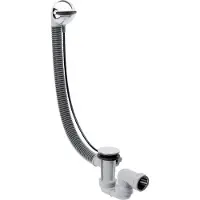 Hansgrohe Flexaplus set complet garniture de vidage et trop-plein, pour baignoires normales, chromé, 58143000, 58143000
