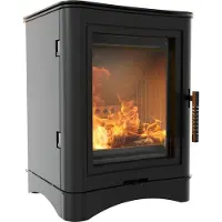 Kratki K5 Ø 150 7 kW stufa a legna in acciaio