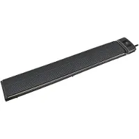 Quality Heating Riscaldatore da terrazza a infrarossi - nero - 1800-2400W, installabile a parete e a soffitto