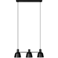 LUCANDE Servan, lampada a sospensione, nero, tre luci