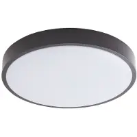 LINDBY Smart plafoniera LED Innes nera 38 cm RGB CCT Tuya