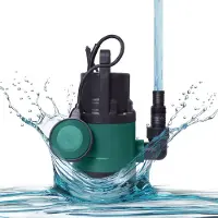 Vonroc Pompa sommersa 300W - 6500l/h | Per acqua pulita e leggermente contaminata