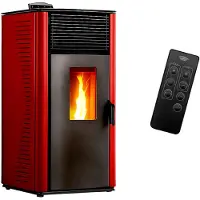 Sannover Stufa a pellet ad aria Anita 12 kW Bordeaux