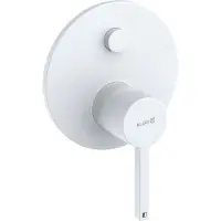 Kludi NOVA FONTE PURISTIC Mitigeur monocommandé encastré pour bain et douche, montage mural, 207595315, 207595315