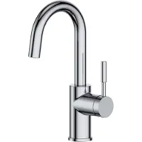 BEITZ & Walz AQVADESIGN Rubinetto per lavabo. Leva laterale cromata / nuovo