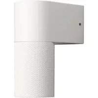 Konstsmide Applique da esterno Temi, bianco, larghezza 11 cm, alluminio