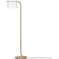 Maytoni Piantana in vetro Cabaret, ottone, altezza 126,5 cm