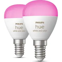 Philips Hue White&Color Ambiance E14 5,1W Set da 2